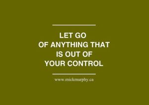 out of your control